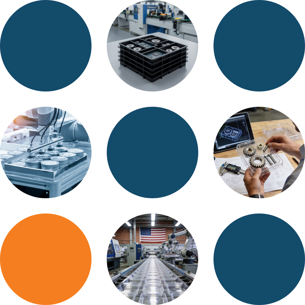 Manufacturing operations and thermoformed tray production