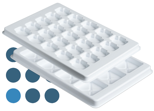 Custom plastic trays by ready-made